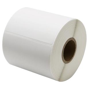 可移胶铜版纸合成纸不干胶标签纸易撕取自粘无痕不留胶贴纸板材玻璃家具标签成卷空白模切可移条码打印纸