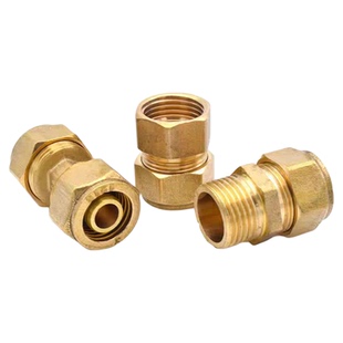 全铜4分1216铝塑管接头6分1620水管太阳能热水器三通弯头管件配件