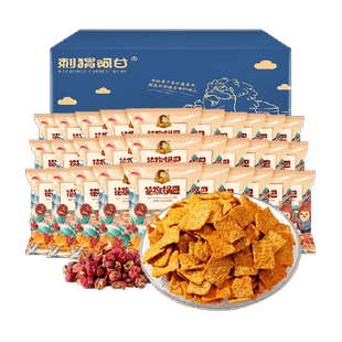 刺猬阿甘花椒锅巴15g*30袋椒香脆爽硬脆有嚼劲口口嘎嘣脆唇齿留香