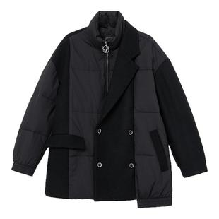 JDV奥莱旗舰店冬季折扣新品百搭短款提花男士羽绒服宽松保暖外套