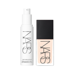 【星品尝鲜】NARS超方瓶粉底体验装L1.5 1ml+大白隔离1ml