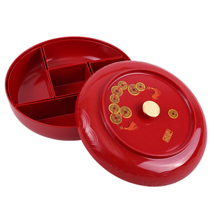 五和创意灯笼果盒家用客厅茶几乔迁新居新年干果盘零食盘2026新款