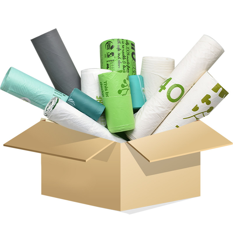 外贸尾单可降解环保垃圾袋瑕疵加厚手提家用大号背心厨房工厂捡漏