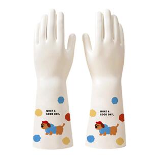 丁腈手套家务洗碗专用厨房加厚耐用女橡胶乳胶刷洗衣服官方旗舰店