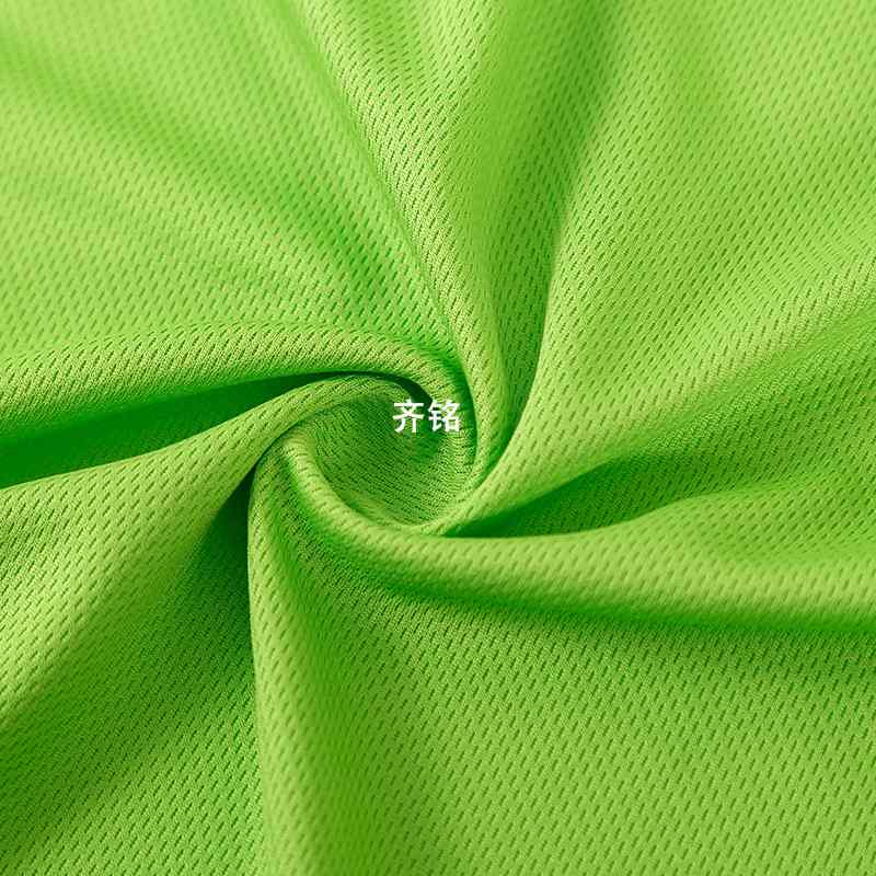 75D全涤鸟眼布130-150g运动布面料网眼布速米排汗通T恤吸湿干透气