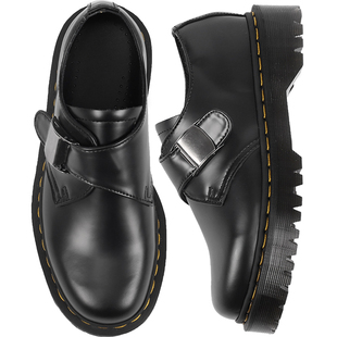 疯家自制 Fenimore搭扣马丁鞋男女同款Bex单鞋英伦风小皮鞋子