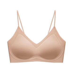蕉内氧气301S聪明带无痕内衣女聚拢小胸细肩带粉底液隐形胸罩文胸