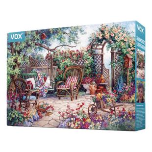 福思VOX拼图成人1000片900片Barbara芭芭拉花园风景油画解压玩具