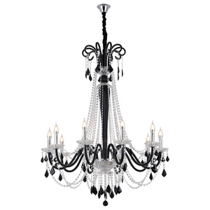 漫咖啡欧式水晶loft黑白网红服装店西餐厅酒吧工程创意店铺吊灯