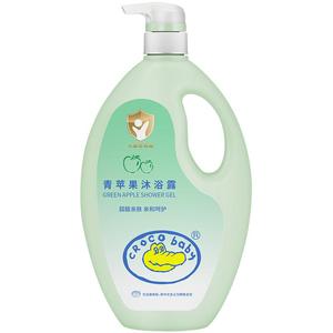 鳄鱼宝宝青苹果儿童沐浴露女童男孩好冲洗不假滑3-12-16洗澡专用