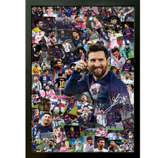 梅西周边拼图海报300片/1314片球迷应援送男朋友同学闺蜜生日礼物