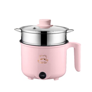 蒸煮小电煮锅学生煮面锅不粘锅电火锅不锈钢连体宿舍结构烹饪新款