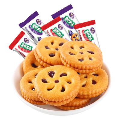 真巧果然美味果酱夹心饼干零食