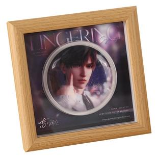 洗照片做成迷你小相框正方形4 5寸油画框吧唧收纳徽章展示框摆台