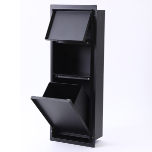 304隐藏式壁龛卫生间嵌入式垃圾桶暗装纸巾盒厕所马桶壁龛置物架