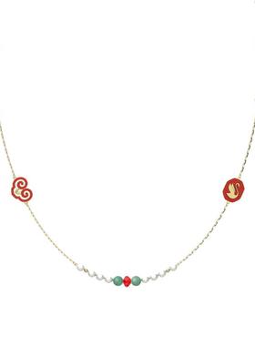 【自营】Swarovski/施华洛世奇中国风设计项链  微瑕 不介意拍