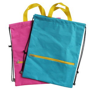 拉绳束口广告袋 抽绳双肩背包 培训班舞蹈书包 厂家定制可印字