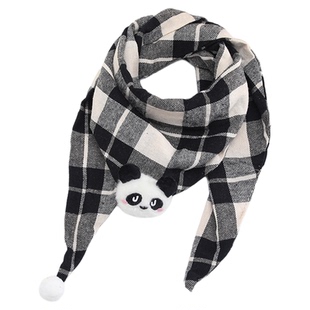 春秋儿童纯棉三角巾外出防风保暖围脖男童女孩小宝宝可爱卡通围巾