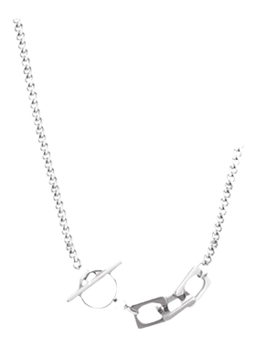 冷淡风OT扣拼接项链女小众设计