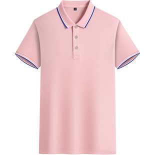 翻领polo衫定制工作服短袖印字logo广告文化衫定做企业团体服刺绣