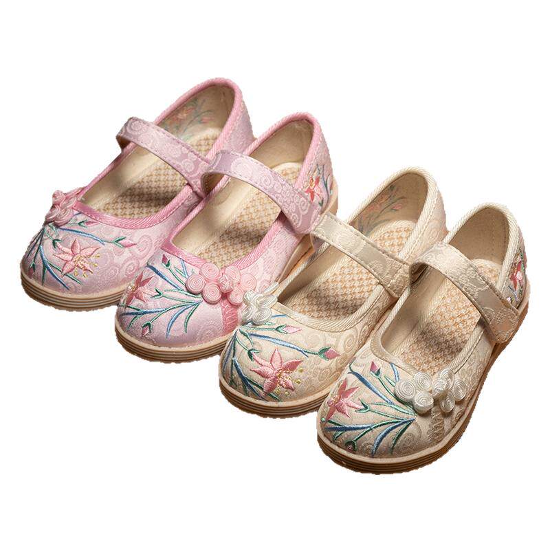 汉服鞋子女童布鞋老北京手工春夏