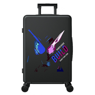 布鲁可假面骑士旅行箱男生卡通行李箱二次元动漫拉杆箱密码皮箱子