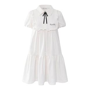 东京岁时记jk白日梦想家甜美小个子海边度假白色初恋连衣裙女新款