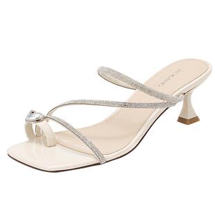 奥康女鞋 夏季新款外穿精致配裙子法式凉拖鞋套趾时装凉鞋