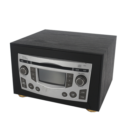 丰田逸致原车cd机改装家用机箱