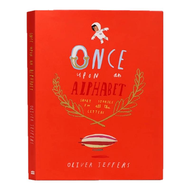 字母表的故事 英文原版 Once Upon an Alphabet 精装大开本 儿童启蒙字母认知图画书 字母故事书 奥利弗杰弗斯 进口英语原版书籍