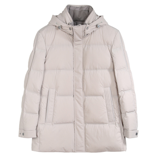 金利来男装羽绒服男2024新款白鹅绒加厚保暖外套MDSG43914001-17