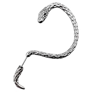 灵蛇缠绕耳挂冷淡风银色耳钉2026新款爆款轻奢高级感气质耳饰女