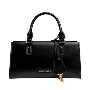 CHARLES&KEITH25秋季新款CK2-30271481简约挂饰手提单肩斜挎包女