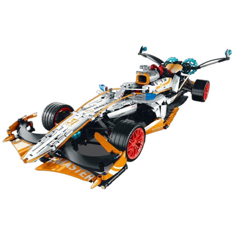 2026新款大号F1方程式赛车积木男