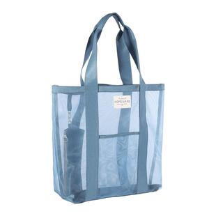 大容量手提袋透明网纱学生书本拎书袋中考考试袋儿童课外辅导班补习袋补课包休闲购物袋孕检资料收纳袋文件袋