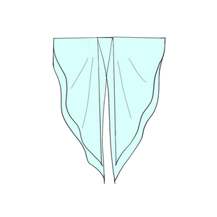 【宝镜凤】仙气飘飘雪纺纱原创设计中式纱衣大袖国中风披肩汉服纱