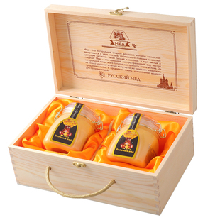 俄罗斯进口蜂蜜椴树蜜结晶蜜雪蜜天然野生无添加1000克装正品