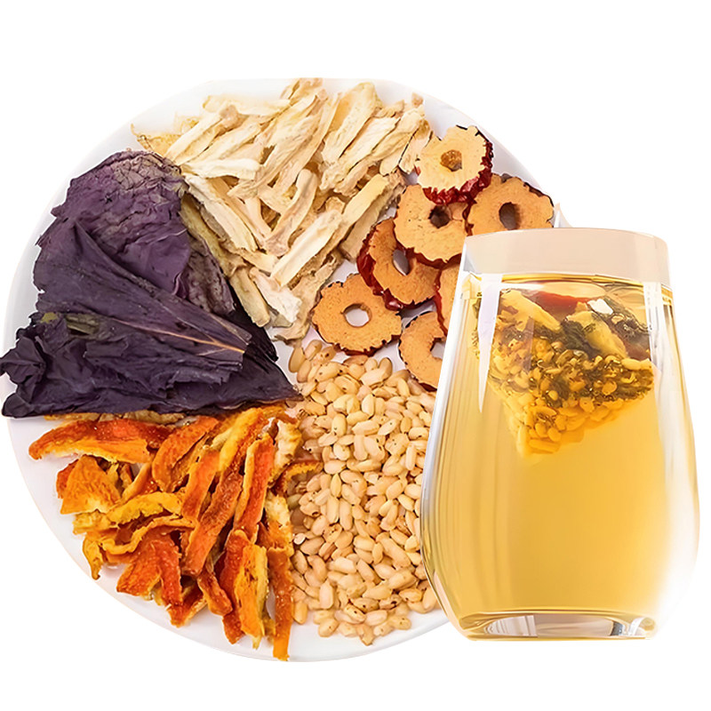 紫苏姜米茶小米红枣陈皮姜丝祛女生湿寒养生暖阳茶泡水喝的炒米茶