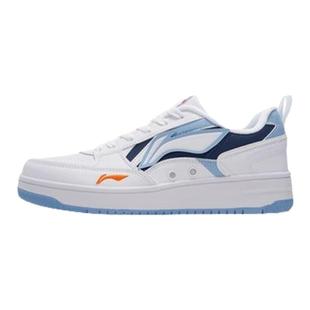 李宁板鞋男鞋2025新款正品鞋子青少年休闲透气运动男生蓝色鞋男款