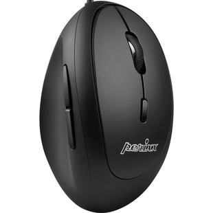 【小手专用】Perixx519有线人体工学立式垂直小鼠标左右按键静音