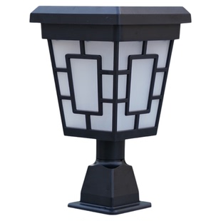 太阳能户外柱头灯家用庭院布置氛围灯别墅门口两侧装饰围墙柱子灯