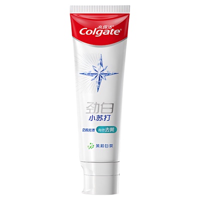 高露洁成人含氟美白牙膏口气清新