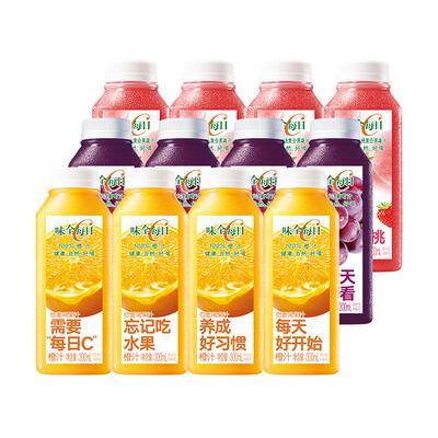 味全多口味果汁300ml*12瓶