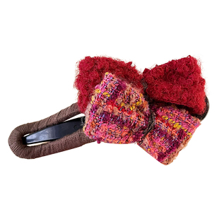 新年红色发夹女2026新款高端头发抓夹后脑勺鸭嘴夹一字夹发卡发饰