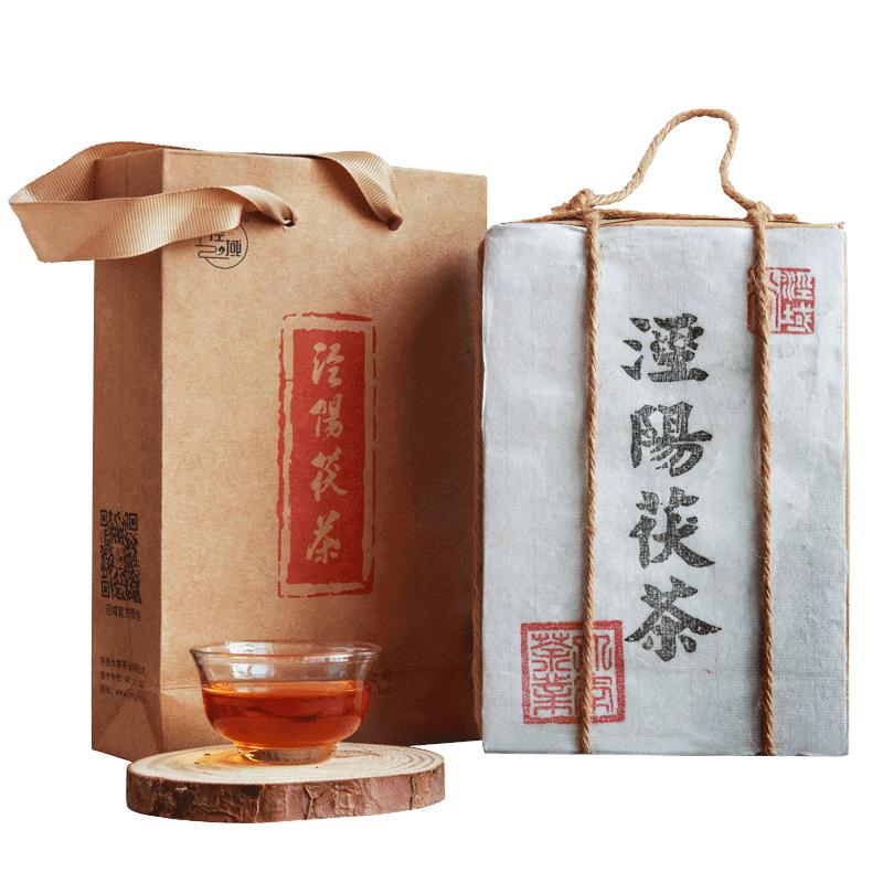 泾阳茯砖茶古法手筑天尖嫩芽500g