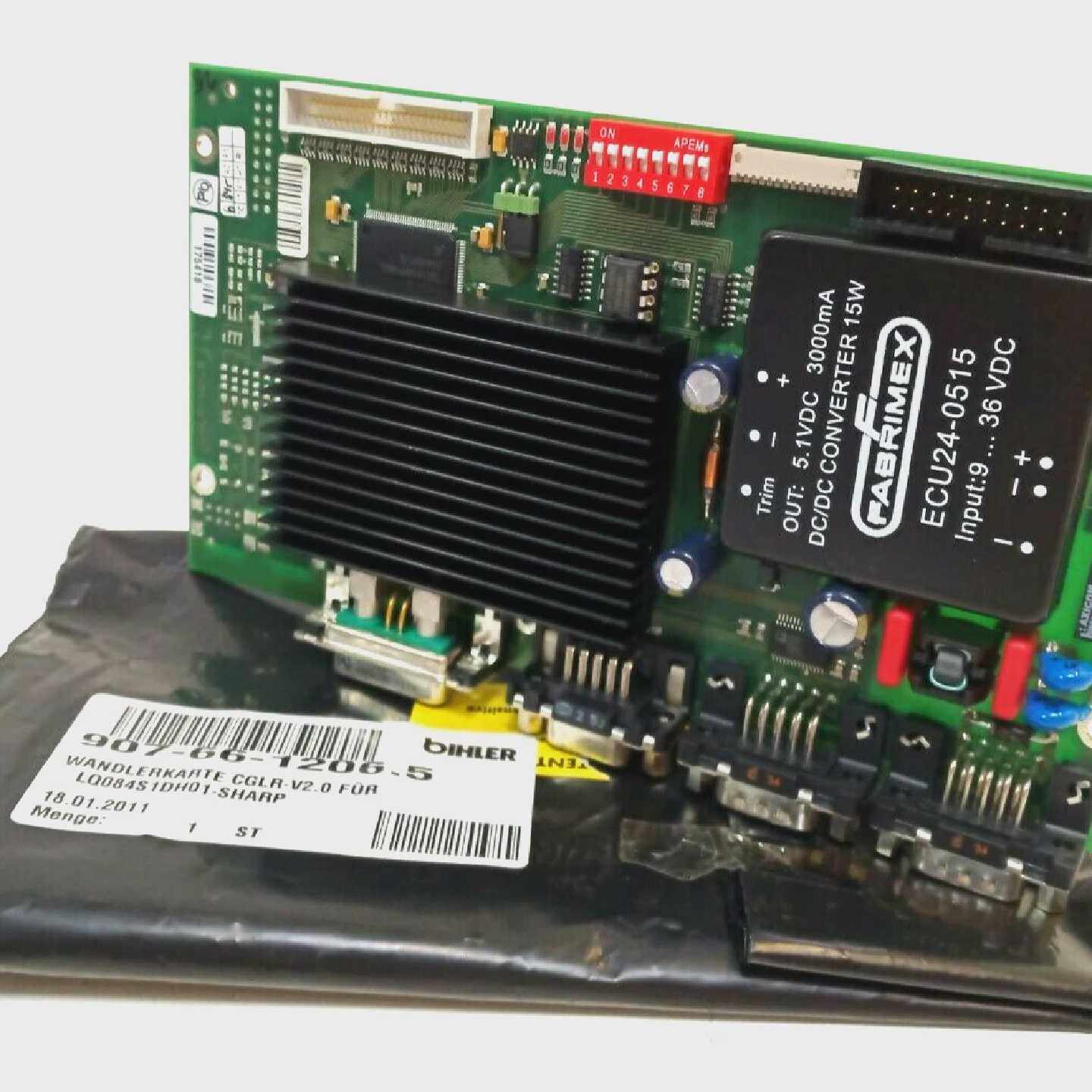 Bihler CGLRV2.0A02b04080697 Citron Wandlerkarte fr LQ084S1DH