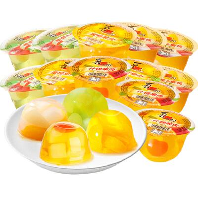 喜之郎果肉果冻4口味12杯