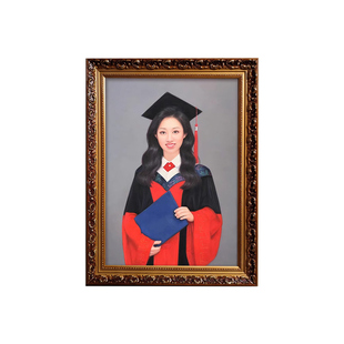 油画定制照片人像肖像画代画风景宠物动物油画手绘婚纱照定制礼物