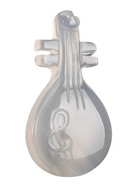 冰种玉髓玛瑙男女款毛衣链吊坠