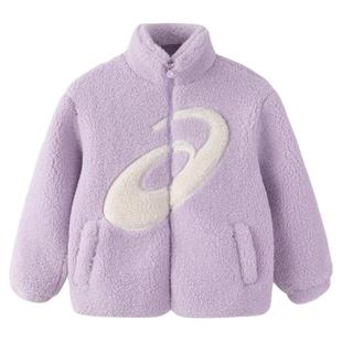 亚瑟士儿童羊羔绒外套男女童冬季新款保暖抗静电宝宝开衫卫衣加厚